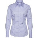 Schwarze Rose Bluse 1/1-arm bügelfrei - slimfit hell