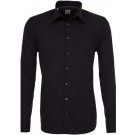 Schwarze Rose Hemd 1/1 Kent Kragen - slimfit schwarz